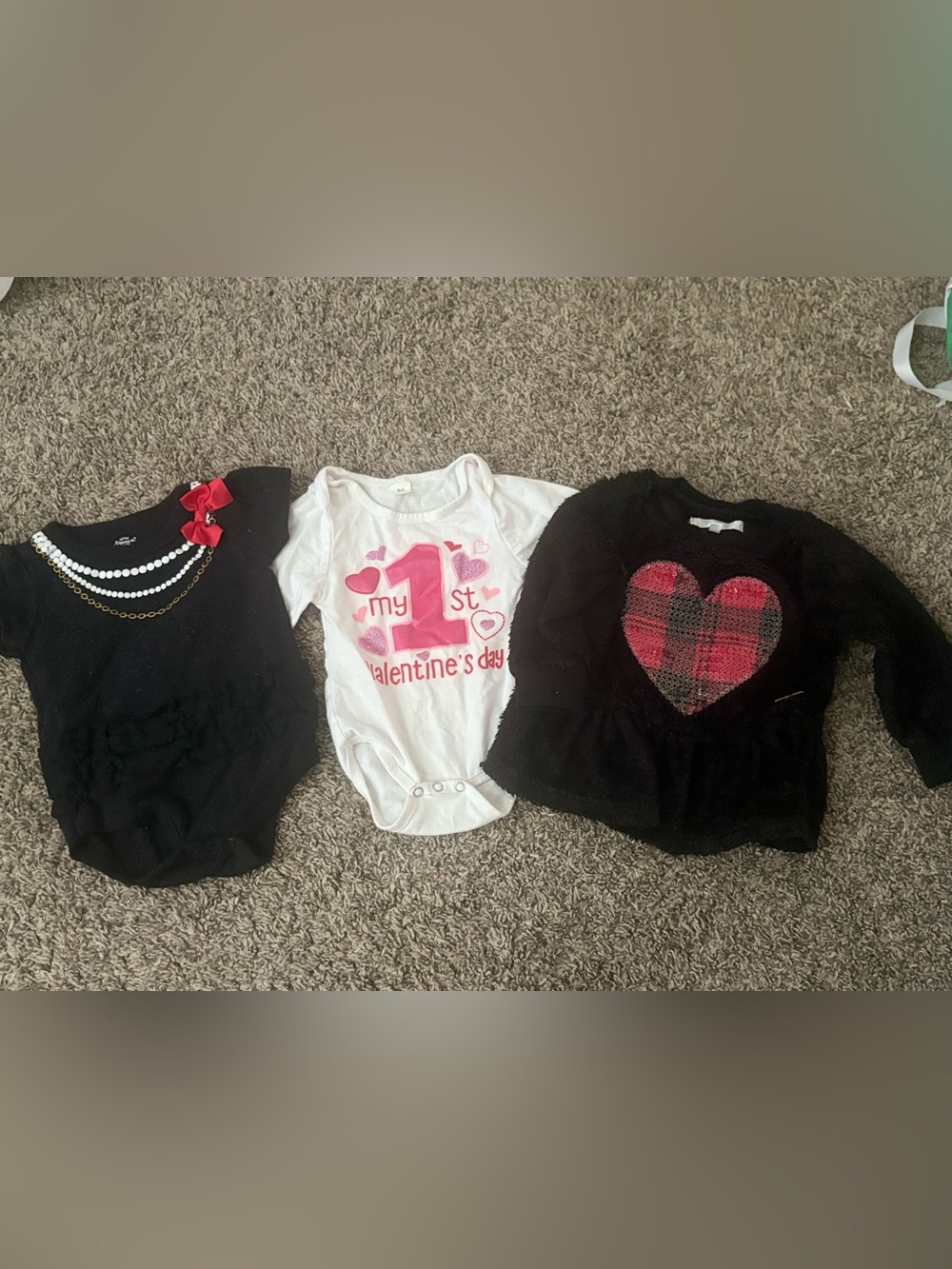 3 Baby Girl Onesis and Shirt
